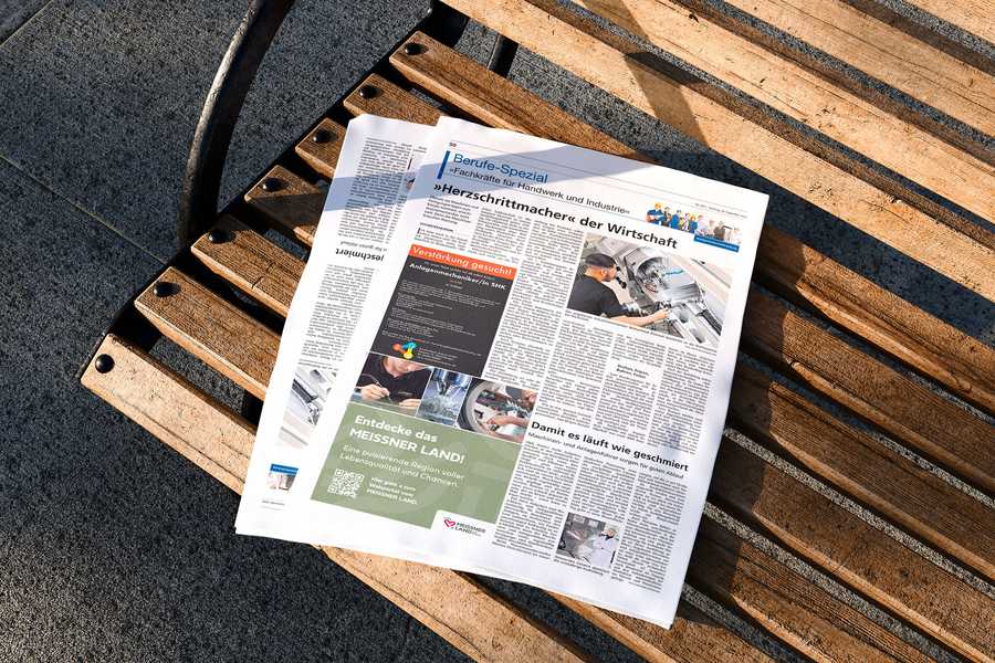 Kommunikationspaket MEISSNER LAND echt. kraftvoll. - print